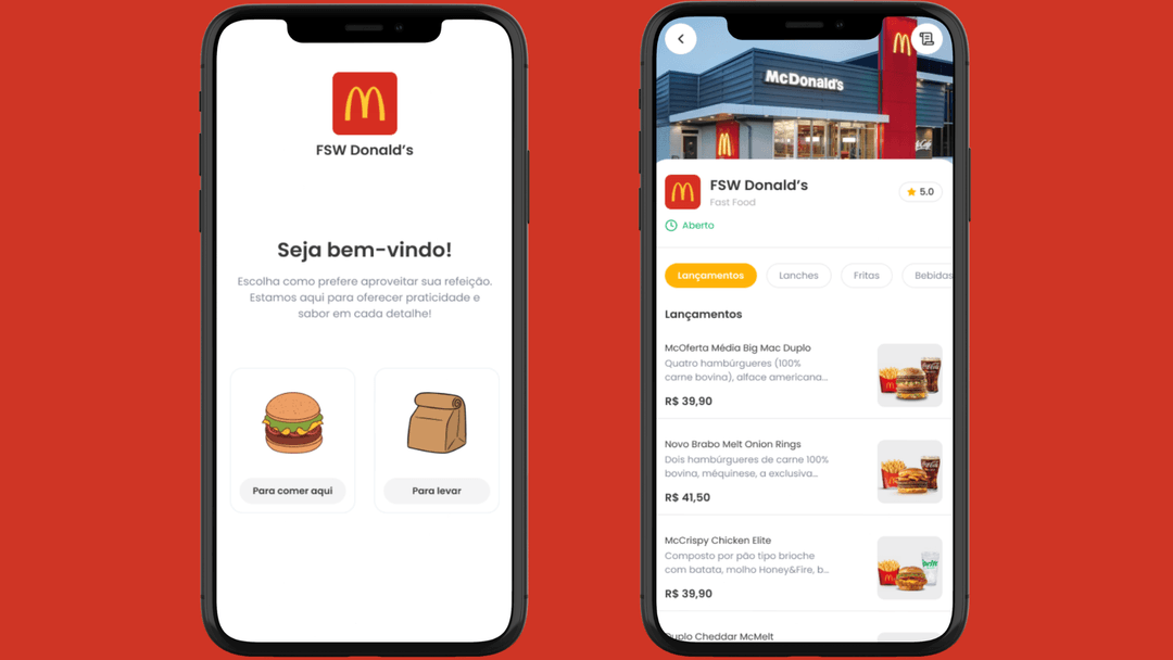 Tela inicial do aplicativo McProcessSim